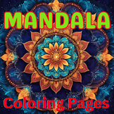 MANDALA Coloring Pages | mindfulness for kids| Printable