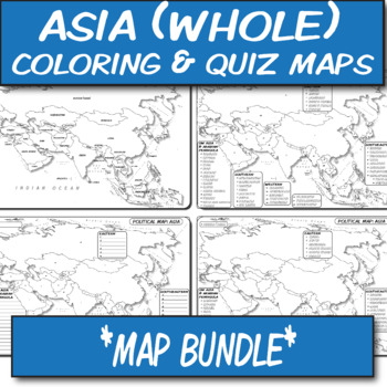 Country Flags On A Blank Map 4 - Asia Quiz - By mittudomain