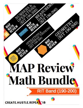 Preview of MAP Math Bundle: (RIT Bundle 190-200)