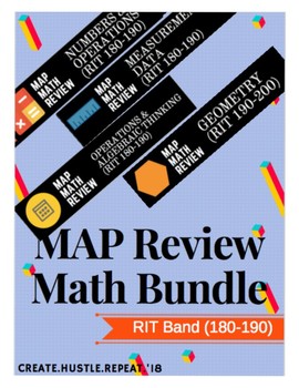 Preview of MAP Math Practice: RIT Band 180-190