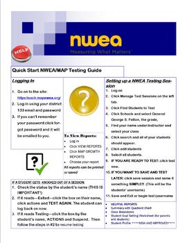 MAP (NWEA) Quick Start Guide by Jeanine Rogers  TPT