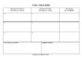 MAP (NWEA) Worksheet for Teachers to Target Instruction