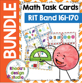 MAP Prep Math Practice Task Cards RIT Band 161-170 Interve