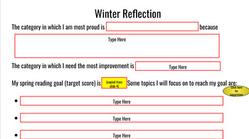 Preview of MAP Reading Goal Setting Slides