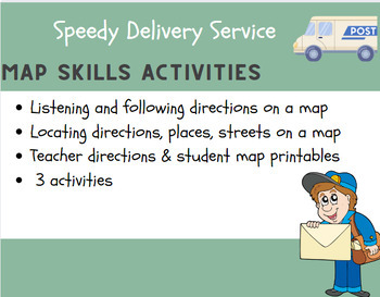Preview of MAP SKILLS - Reading MAPS (K-2)