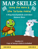 MAP Skills (Map Key/Symbols) Activities Tortoise and the H