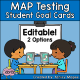 MAP Testing Student Goal Cards (Editable!)