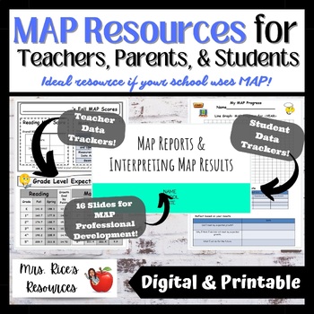 Preview of MAP for Teachers, Parents, and Students- BUNDLE