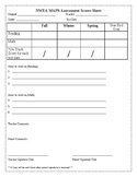 MAPS Assessment Score Sheet- For home and school use