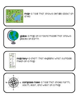 Preview of MAPS - Vocabulary Cards