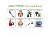 MARCH CORE WORDS / PALABRAS ESENCIALES DE MARZO