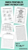 MARCH ST. PATRICK'S DAY WORKSHEETS (Printable packet)