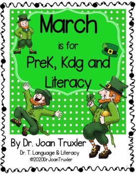 Preview of MARCH is for PreK, Kdg and Literacy (Distance Learning, Phonics)