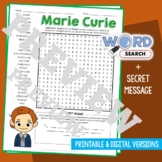 MARIE CURIE Word Search Puzzle Activity Vocabulary Workshe
