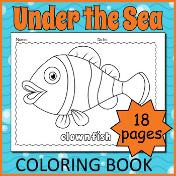 Life Under the Sea: Ocean Kids Coloring Book [Book]