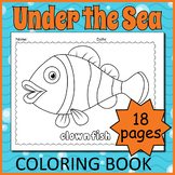 MARINE LIFE & OCEAN ANIMALS - Under the Sea Coloring Pages
