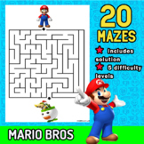 MARIO BROS 20 Mazes - 20 MEMORY GAMES