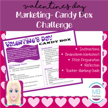 Preview of MARKETING:  Valentine's Candy Box Challenge- Brand & Packaging