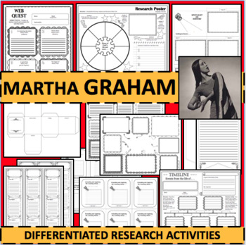 Preview of MARTHA GRAHAM Biographical Biography Research Activities