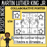 MARTIN LUTHER COLLABORATIVE COLORING  POSTER/JANUARY