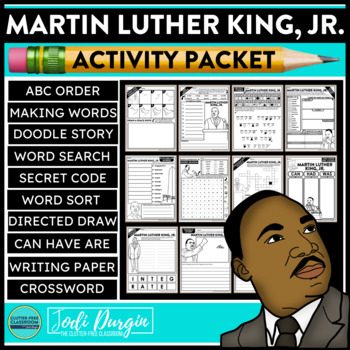 Preview of MARTIN LUTHER KING DAY ACTIVITY PACKET enrichment MLK Day Black History Month