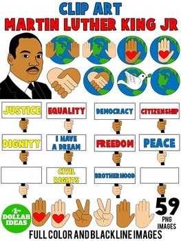 Preview of MARTIN LUTHER KING ACTIVITIES| BLACK HISTORY MONTH ACTIVITIES | CLIPART
