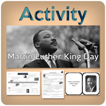 Preview of MARTIN LUTHER KING, JR. DAY - An activity for ESL learners!
