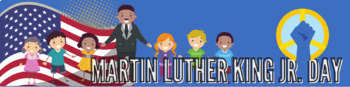 Preview of MARTIN LUTHER KING JR. DAY BANNER | Google Classroom | FREEBIE
