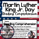 MARTIN LUTHER KING JR. DAY READING COMPREHENSION | 4 Passa