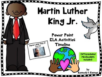 Preview of MARTIN LUTHER KING JR. POWER POINT and Activities