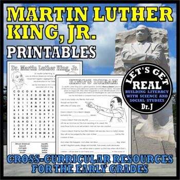 Preview of MARTIN LUTHER KING, JR. PRINTABLES PACK
