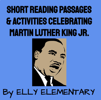 Preview of MARTIN LUTHER KING JR. - READING COMPREHENSION, WRITING, EXTENSION ACTIVITIES