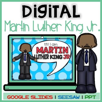 Preview of MARTIN LUTHER KING JR: Reading Comprehension | Google & Seesaw | Black History