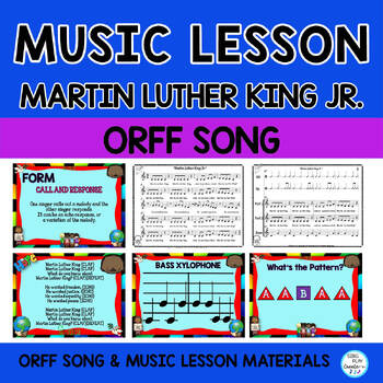 “Martin Luther King” Orff Song and Activity by Sing Play Create.