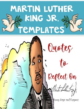 Preview of MARTIN LUTHER KING QUOTES TO REFLECT ON WRITING ACTIVITIES RESEARCH ACTIVITIES