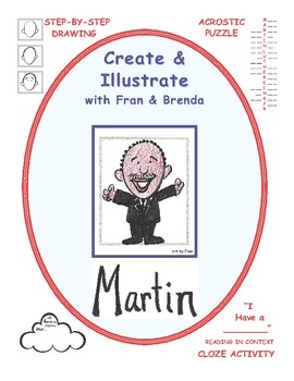 Preview of MARTIN Luther King, Jr.: Create & Illustrate with Fran & Brenda