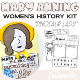 Dinosaur Lady MARY ANNING Craft & Activities | Womens Hist