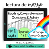 MARZO March Themed CI Comprehensible Input Reading Compreh