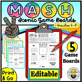 MASH Game: Back to School Get to Know You Activity for Upp