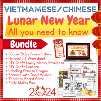 Preview of MEGA BUNDLE All about Tet 2024 (Dragon) Vietnamese/ Chinese Lunar New Year