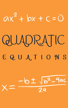 Preview of MASTERING THE ART OF SOLVING Quadratic Equations