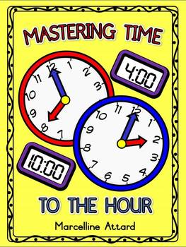telling time to the hour worksheets kindergarten o clock activity printables