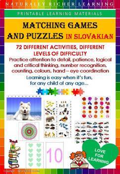 Preview of MATCHING GAMES AND PUZZLES IN SLOVAKIAN