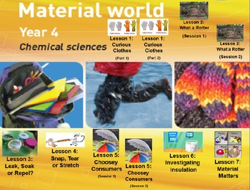 Preview of MATERIAL WORLD: YEAR 4 Primary Connections Chemical Sciences