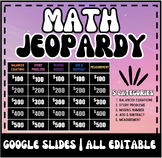 MATH 2-Digit Addition & Subtraction Review Game | Jeopardy