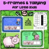 MATH: 5-FRAMES & TALLYING 4 LITTLE KIDS: Piggy Story cards