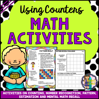 Preview of MATH ACTIVITIES Using Counters for Pattern Classification and Number