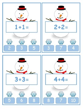 Preview of MATH ADDITION CLOTHESPIN ACTIVITY (ANSWERS UP TO TEN)