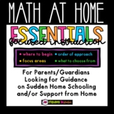 MATH AT HOME:  Essentials (K-6)--What Parents Need to Know