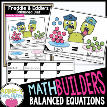 Preview of MATH BUILDERS: Balanced Equations Center Game